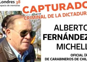 CAPTURAN A EXCARABINERO ALBERTO FERNÁNDEZ MITCHELL, QUIEN ESTABA PRÓFUGO TRAS SER CONDENADO POR LA MATANZA DE LAJA SAN ROSENDO, DURANTE LA DICTADURA