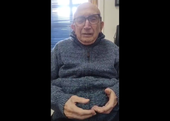 CON UNA LUCIDEZ QUE DA ENVIDIA, EL OBISPO EMÉTICO DE ANCUD JUAN LUIS YSERN, SALUDÓ A NARCISO NAHUELQUÍN, QUIEN YA ESTÁ RECUPERADO EN MELINKA